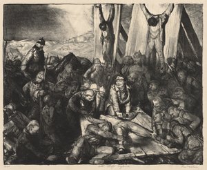 Serie «War»:  El castigo de Dios, Inglaterra de George Bellows