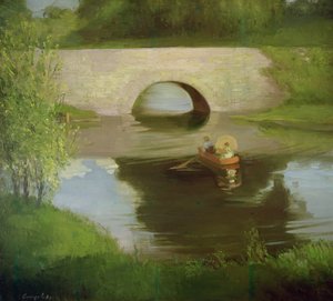 Central Park (óleo sobre lienzo) de George Benjamin Luks