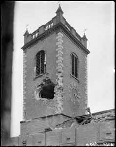 Iglesia de San Juan, High Street, Deritend, Birmingham, West Midlands, 1941