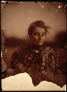 Fotografía de retrato de Beatrice Webb (1858-1943) (foto autocroma) (véase también 2900) de George Bernard Shaw