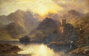 Un lago de las tierras altas