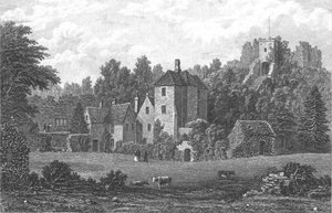 Castillo de Carisbrooke, Newport, Isla de Wight, principios del siglo XIX de George Brannon