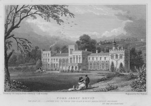 Abadía de Ford, Devon (grabado)