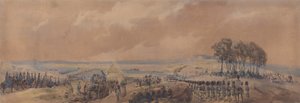 Las tropas regresan al campamento de Chobham de George Bryant Campion