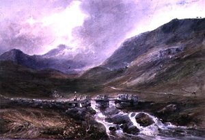 Escena Montañosa Galesa de George Bryant Campion