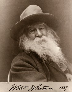 Retrato de Walt Whitman en 1887 de George C. Cox