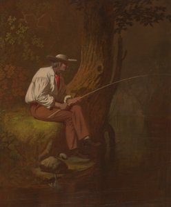 Pescador del Mississippi de George Caleb Bingham