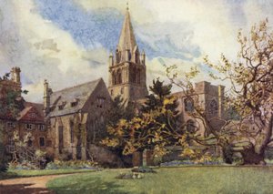 Oxford: Christ Church desde uno de los jardines del canónigo de George Carline