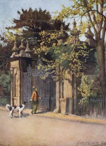 Oxford: Puertas del Trinity College, Parks