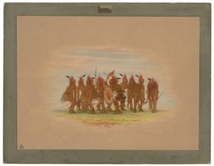 Baile divertido - Saukie de George Catlin