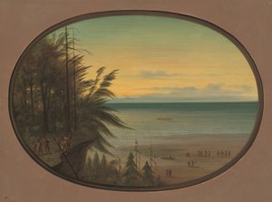 Una Escalera India - Indios Nayas, 1855-1869 de George Catlin