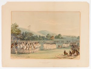 Baile de pelota--no.22 de George Catlin