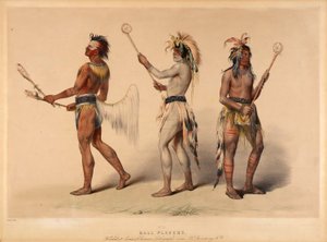 Jugadores de pelota de George Catlin