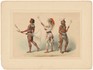 Jugadores de pelota de George Catlin