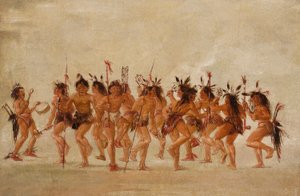 Danza del Mendigo, desembocadura del río Teton