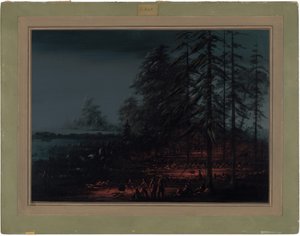 Bivouac de una partida de guerra sioux
