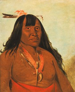 Bón-són-gee, Nuevo Fuego, un jefe de banda de George Catlin