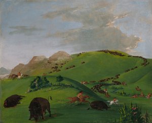 Buffalo Chase, desembocadura del Yellowstone