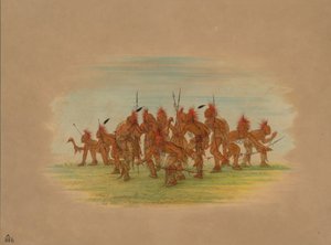 Danza del Descubrimiento - Saukie de George Catlin