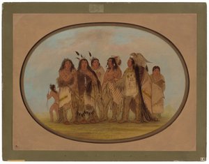 Indios Crow Distinguidos de George Catlin