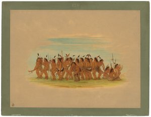 Danza del Perro - Sioux de George Catlin