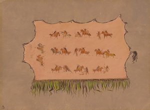 Facsímil de la Túnica del Jefe Cuatro Hombres - Mandan de George Catlin