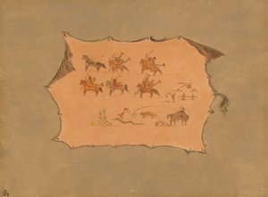 Facsímil de una Túnica de Doctor Pawnee, 1861-1869 de George Catlin