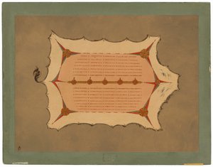 Facsímil de una túnica sioux con púas de puercoespín de George Catlin