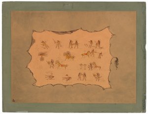 Facsímil de la túnica de Mah-to-toh-pa - Mandan de George Catlin