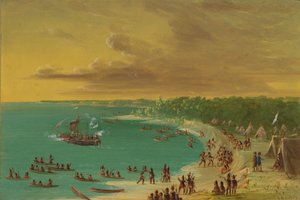 Primer viaje del Griffin en el lago Erie. 7 de agosto de 1679, 1847-1848