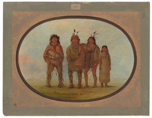 Cuatro indios Dogrib