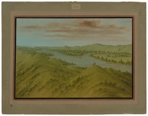 Acantilados Herbosos, Alto Missouri de George Catlin