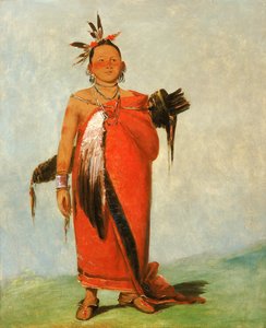 Hongs-káy-dee, Gran Jefe, Hijo del Humo de George Catlin