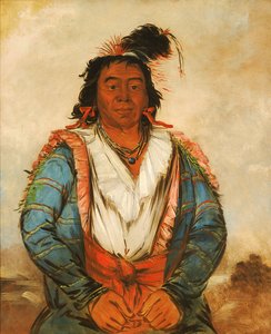 Hose-put-o-káw-gee, un valiente de George Catlin