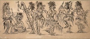 Bailarinas indias de George Catlin