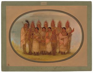 Indios Iowa que Visitaron Londres y París de George Catlin