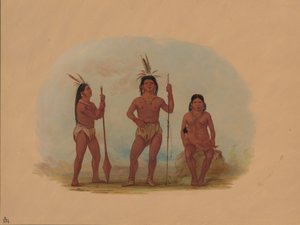 Jefe Klahoquaht, su esposa y su hijo