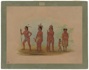 Indios Klatsop de George Catlin