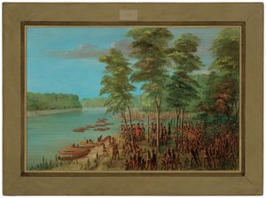 La Salle Tomando Posesión de la Tierra en la Desembocadura del Arkansas. 10 de Marzo de 1682