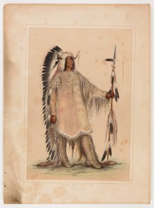 Mah-to-toh-pa, el Jefe Mandan de George Catlin