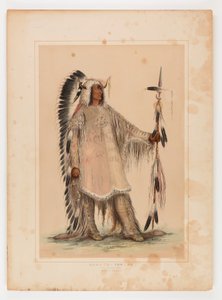 Mah-to-toh-pa, el Jefe Mandan de George Catlin