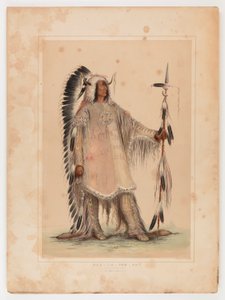 Mah-to-toh-pa, el Jefe Mandan de George Catlin
