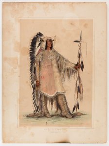 Mah-to-toh-pa, el Jefe Mandan de George Catlin
