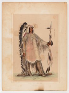 Mah-to-toh-pa, el Jefe Mandan de George Catlin