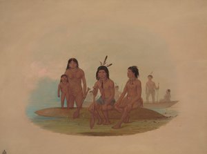 Indios Marahua, 1854-1869 de George Catlin