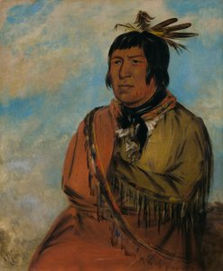 Na-pów-sa, Oso que viaja de noche, un jefe de George Catlin