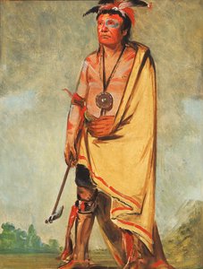 No-ak-chóo-she-kaw, El que rompe los arbustos de George Catlin