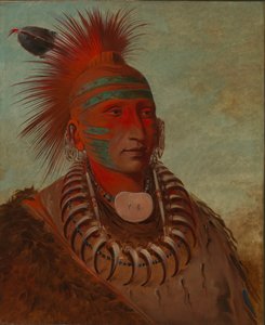 No-ho-mun-ya, Uno que no presta atención, 1844 de George Catlin