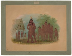 Indios Orejona de George Catlin