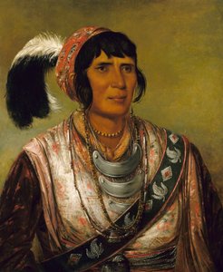 Os-ce-o-lá, La Bebida Negra, un guerrero de gran distinción de George Catlin